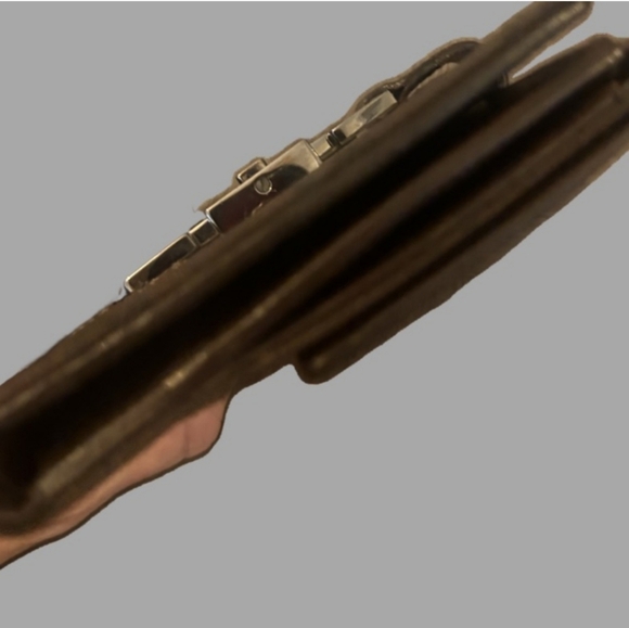 Gucci Jackie Piston Bifold Wallet GG canvas Brown EUC - Picture 5 of 9